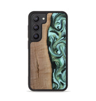 Galaxy S23 Wood Phone Case - London (Green, 815224)