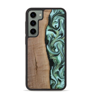 Galaxy S23 Plus Wood Phone Case - London (Green, 815224)