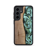 Galaxy S24 Wood Phone Case - London (Green, 815224)