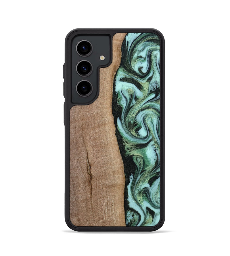 Galaxy S24 Wood Phone Case - London (Green, 815224)
