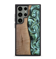 Galaxy S24 Ultra Wood Phone Case - London (Green, 815224)