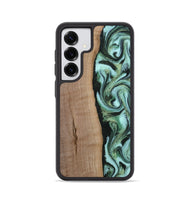 Galaxy S25 Wood Phone Case - London (Green, 815224)