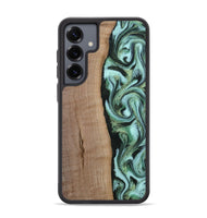 Galaxy S25 Plus Wood Phone Case - London (Green, 815224)