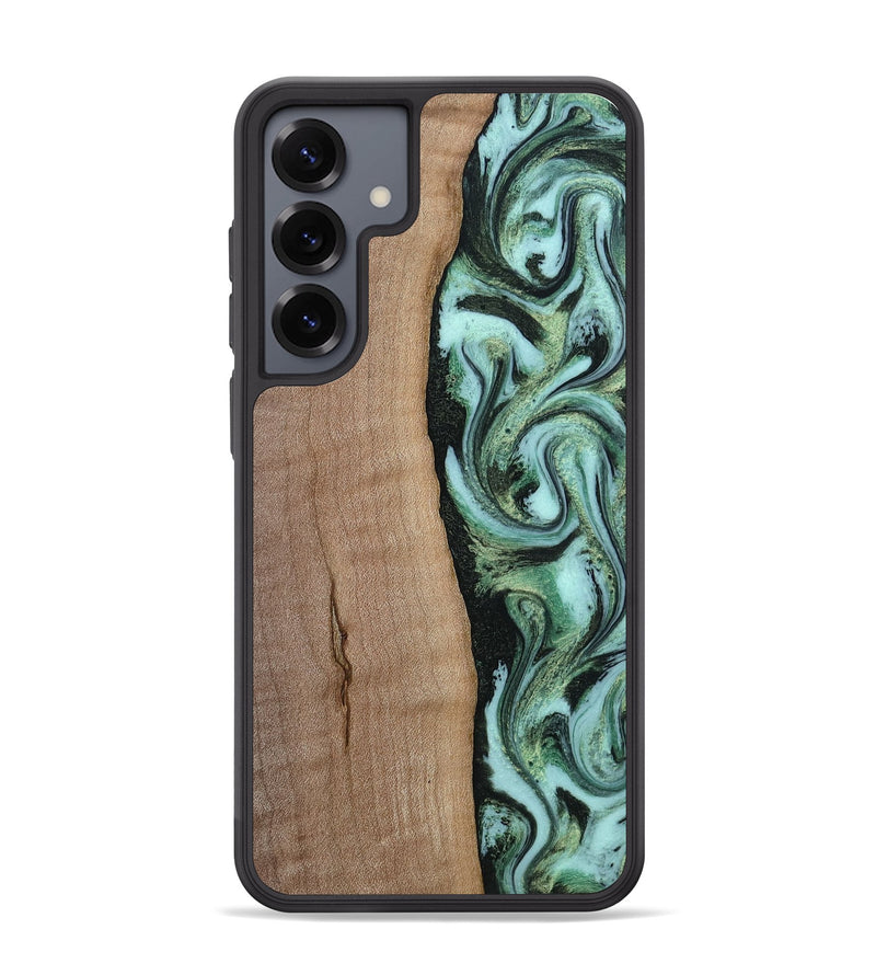Galaxy S25 Plus Wood Phone Case - London (Green, 815224)
