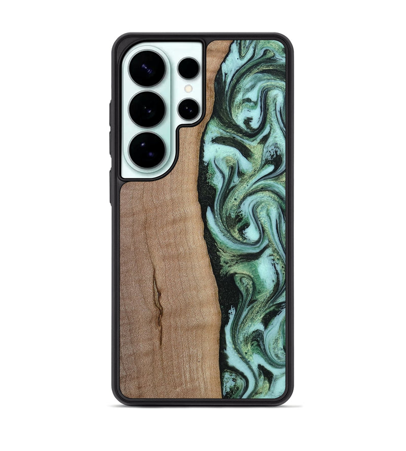 Galaxy S26 Ultra Wood Phone Case - London (Green, 815224)