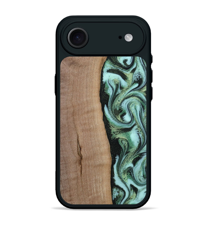 iPhone 17 Air Wood Phone Case - London (Green, 815224)