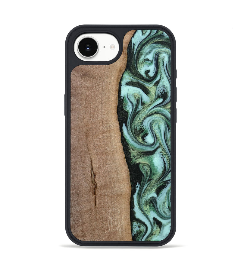 iPhone 17e Wood Phone Case - London (Green, 815224)