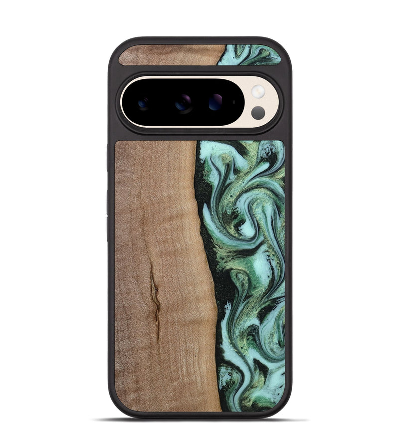 Pixel 10 Pro Wood Phone Case - London (Green, 815224)