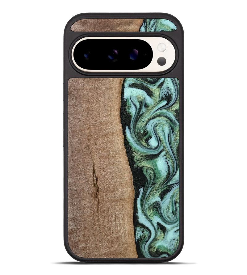 Pixel 10 Pro XL Wood Phone Case - London (Green, 815224)