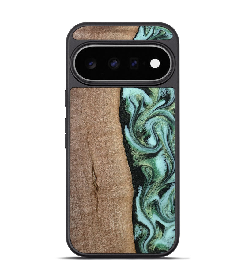 Pixel 11 Pro Wood Phone Case - London (Green, 815224)