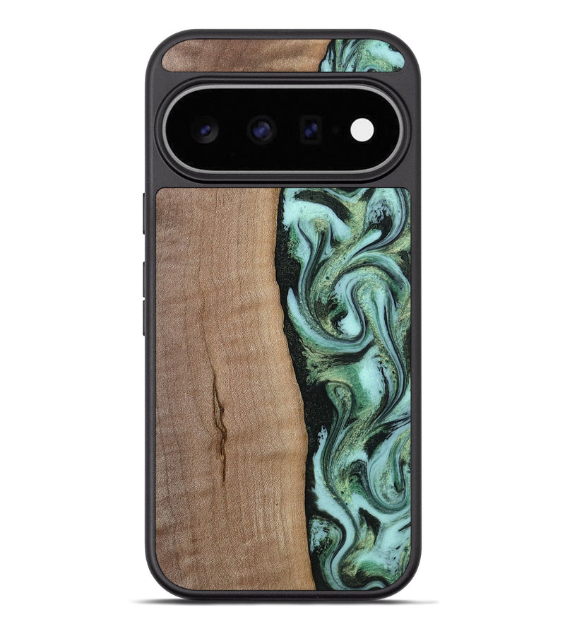 Pixel 11 Pro XL Wood Phone Case - London (Green, 815224)
