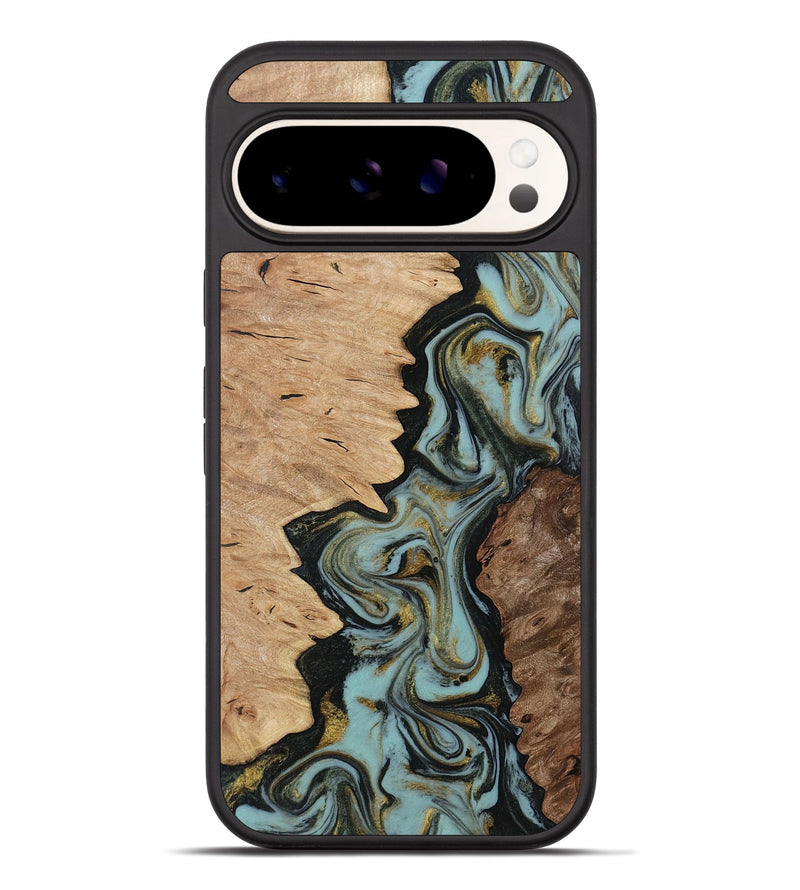 Pixel 10 Pro XL Wood Phone Case - Audrey (Green, 815230)