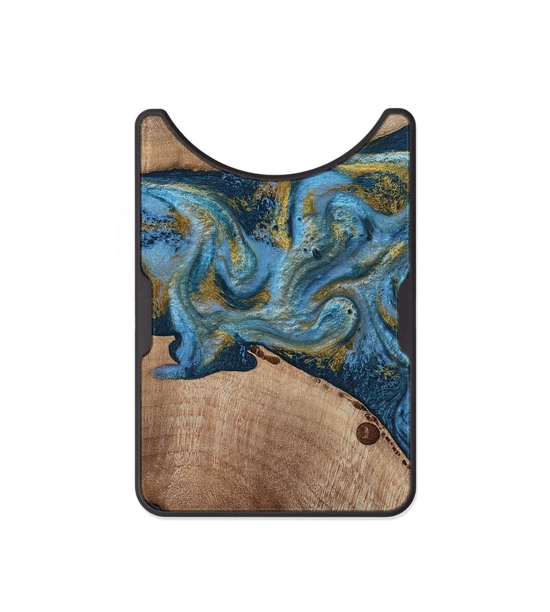 Alloy Wood Wallet - Emmer (Teal & Gold, 815235)
