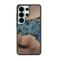 Galaxy S26 Ultra Wood Phone Case - Emmer (Teal & Gold, 815235)