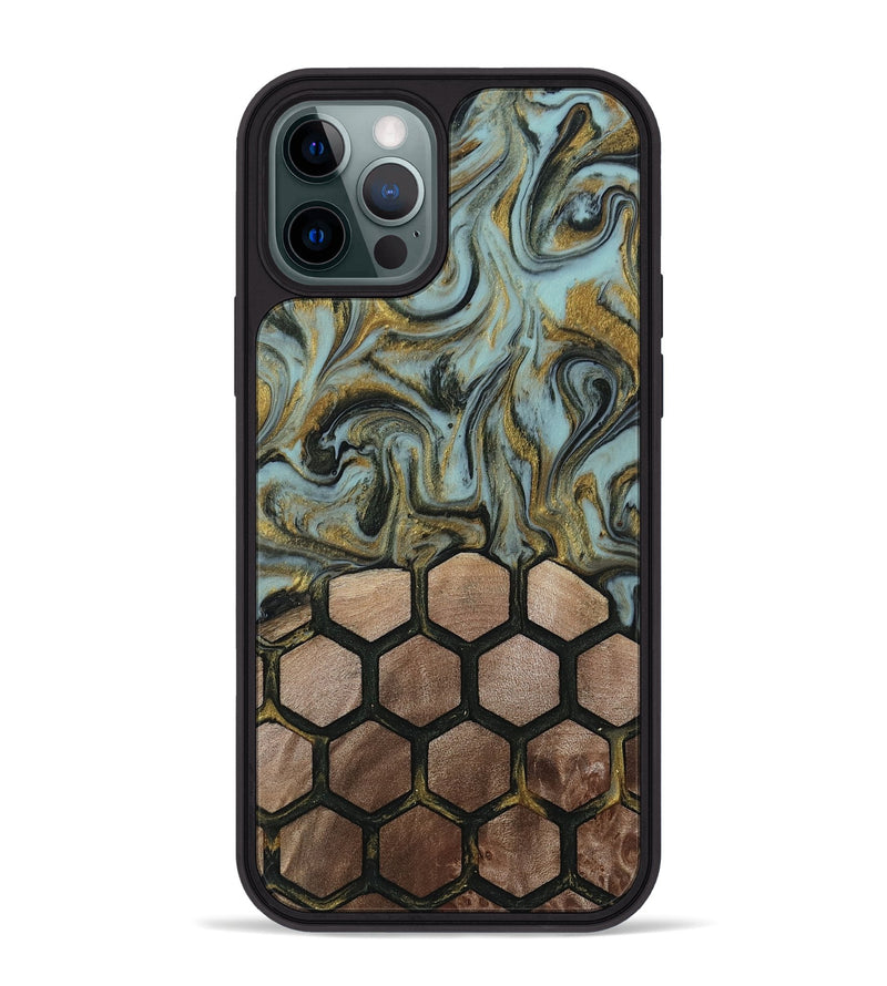 iPhone 12 Pro Max Wood Phone Case - Kaizen (Pattern, 815238)