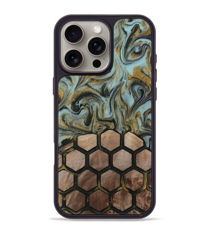 iPhone 16 Pro Max Wood Phone Case - Kaizen (Pattern, 815238)