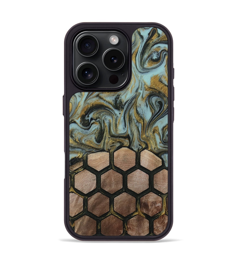 iPhone 16 Pro Wood Phone Case - Kaizen (Pattern, 815238)