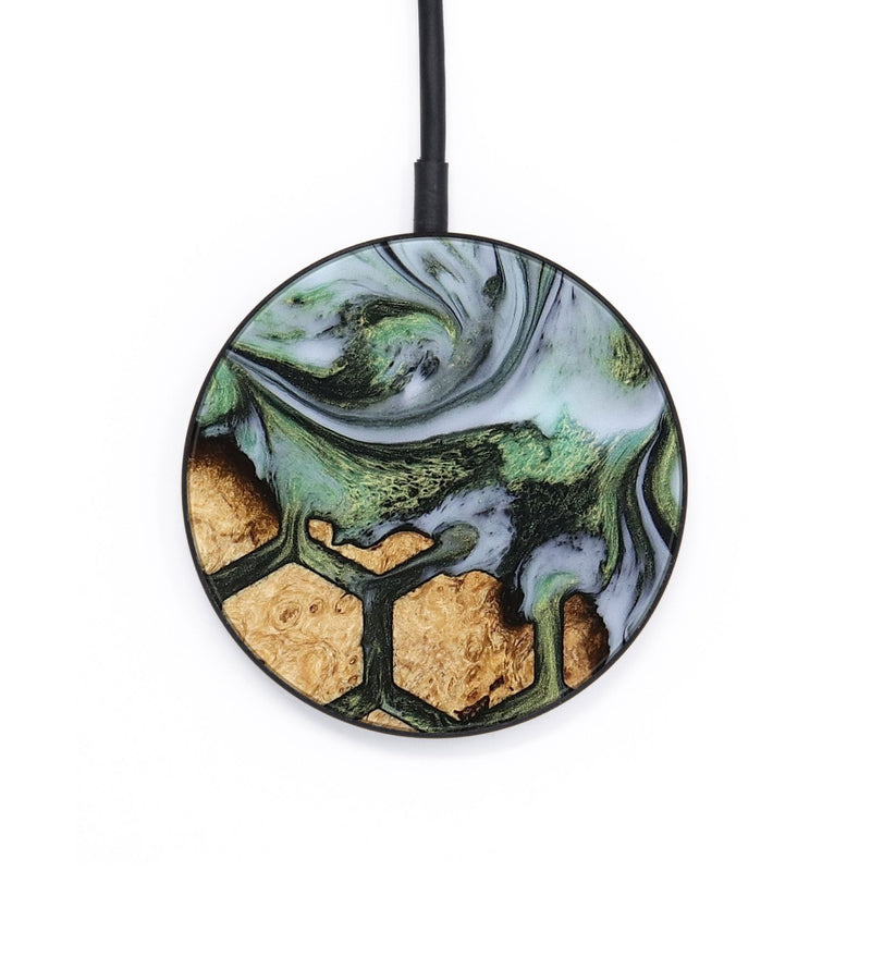 Circle Wood Wireless Charger - Ariah (Pattern, 815242)