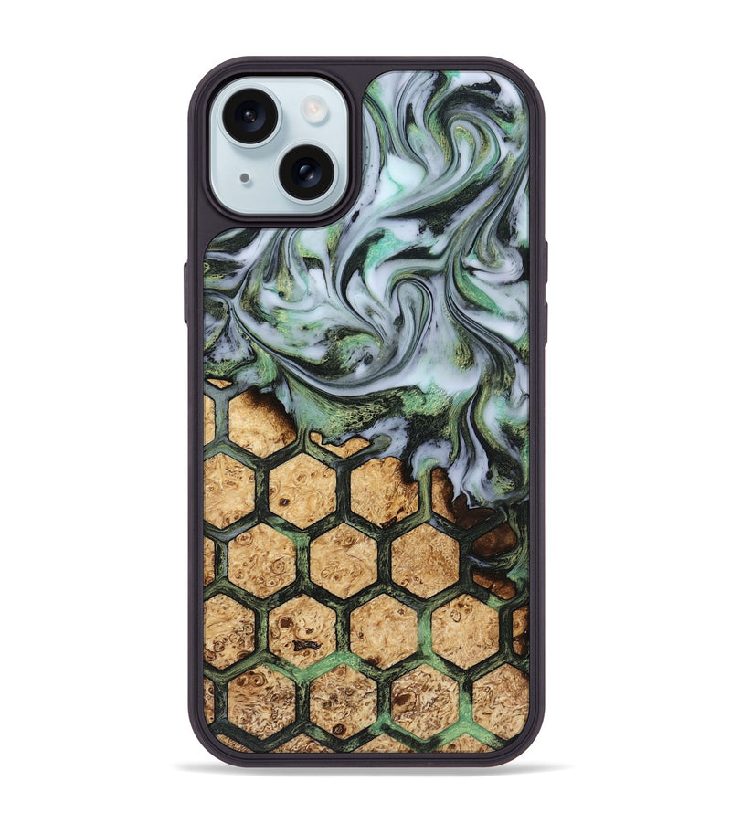 iPhone 15 Plus Wood Phone Case - Ariah (Pattern, 815242)