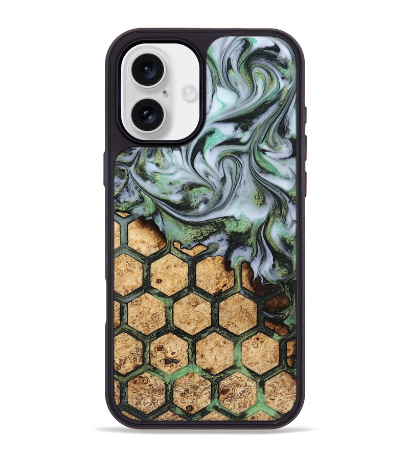 iPhone 16 Plus Wood Phone Case - Ariah (Pattern, 815242)