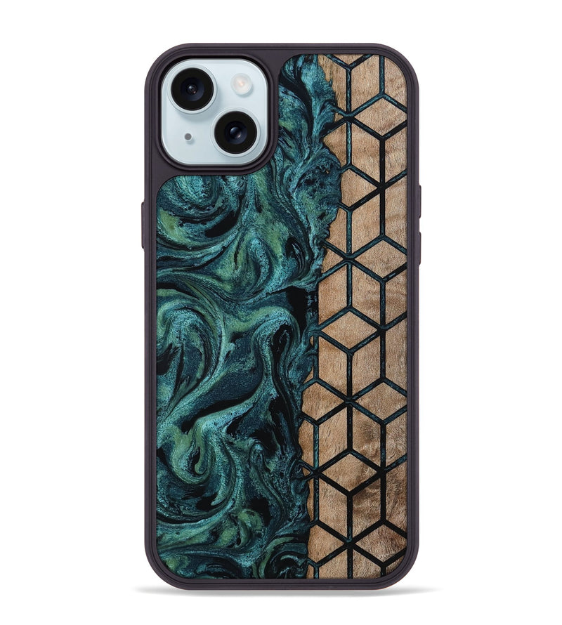 iPhone 15 Plus Wood Phone Case - Bob (Pattern, 815245)