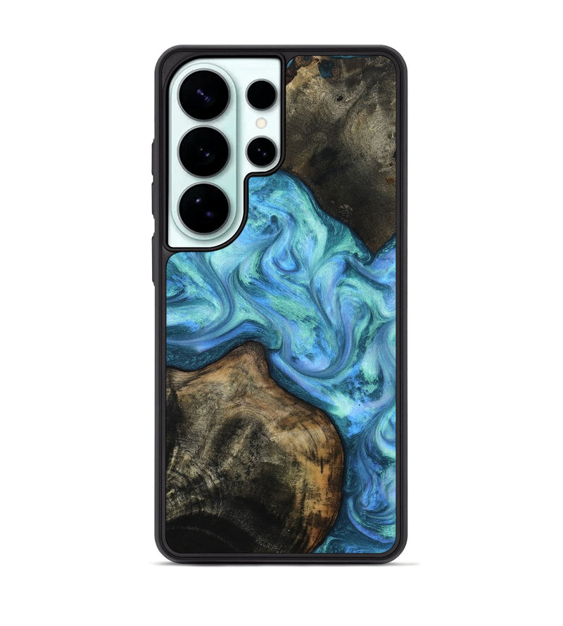 Galaxy S26 Ultra Wood Phone Case - Mathias (Blue, 815257)