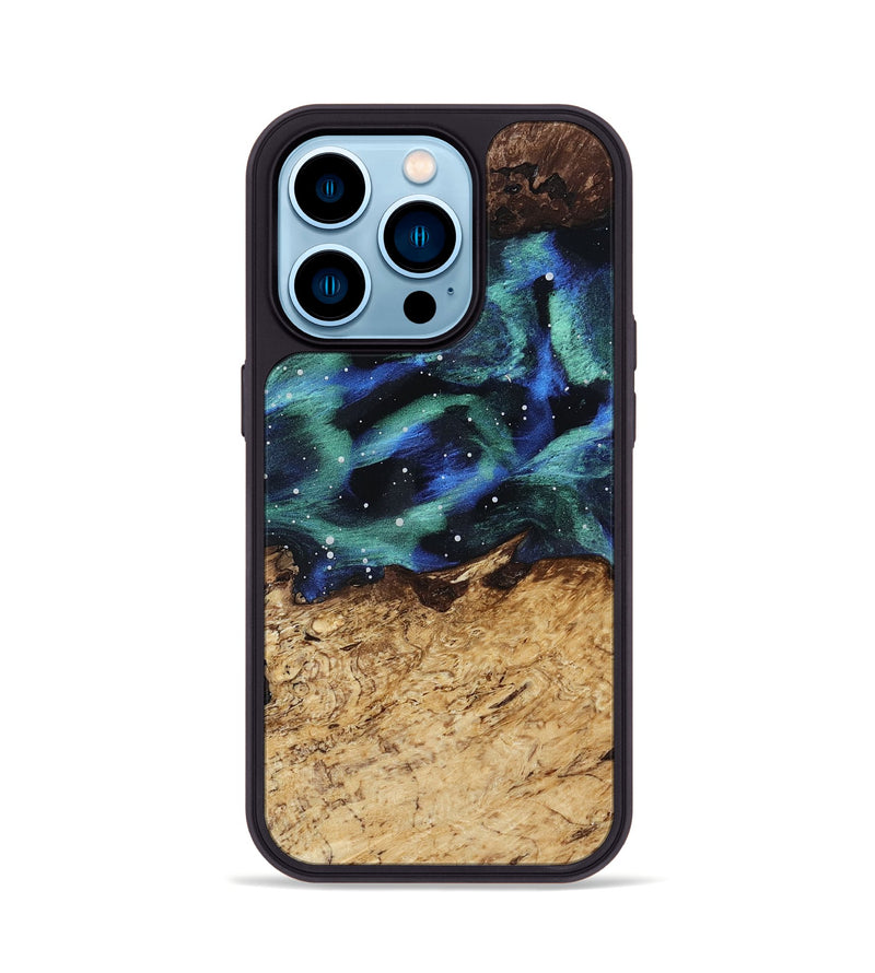 iPhone 14 Pro Wood Phone Case - Evelyn (Cosmos, 815260)