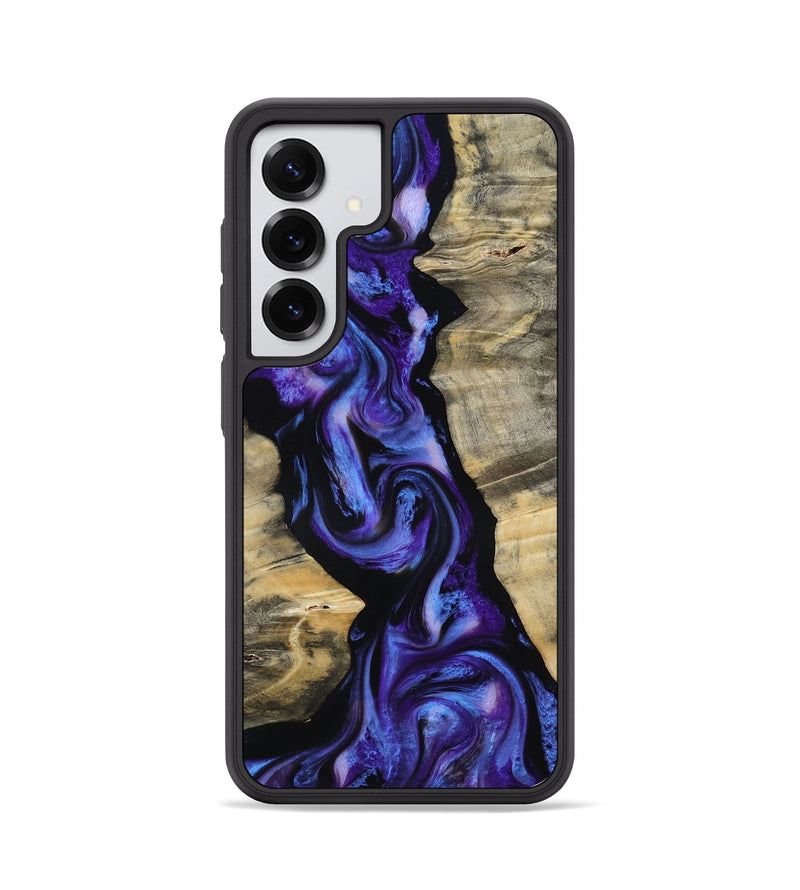 Galaxy S25 Wood Phone Case - Karrie (Purple, 815295)
