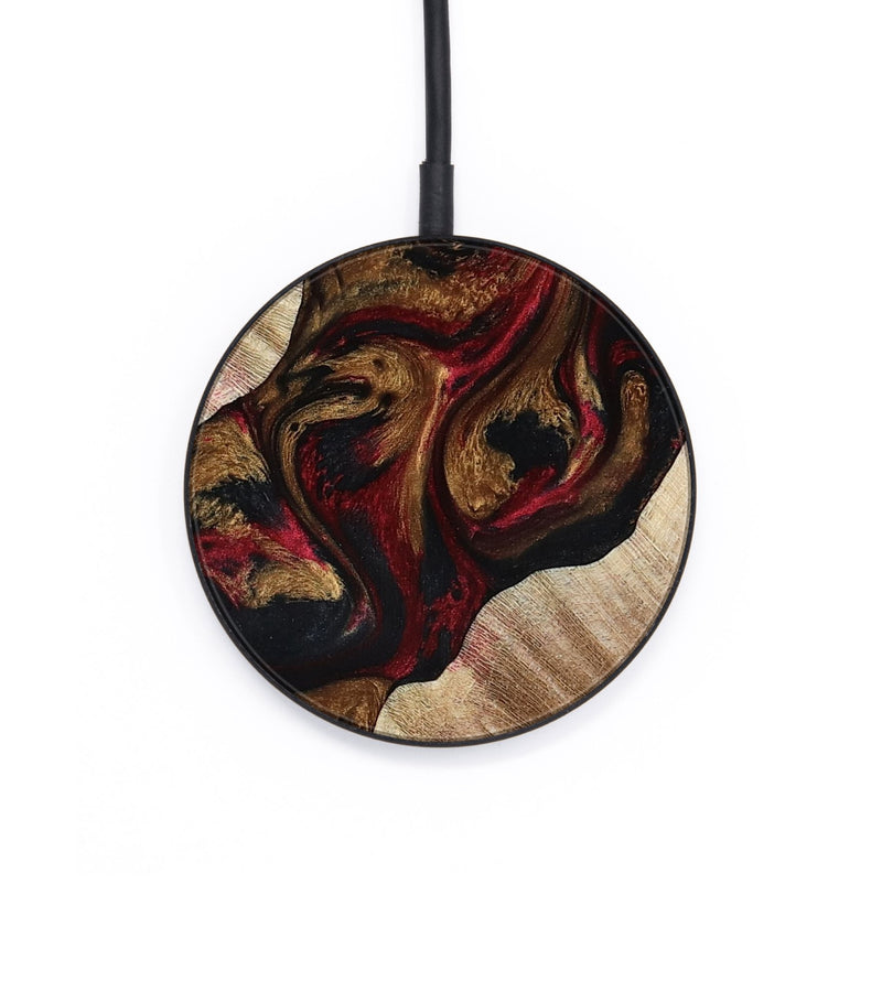 Circle Wood Wireless Charger - Tylor (Red, 815302)
