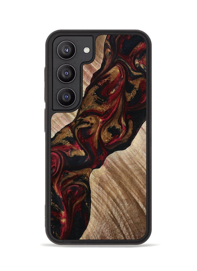 Galaxy S23 Wood Phone Case - Tylor (Red, 815302)