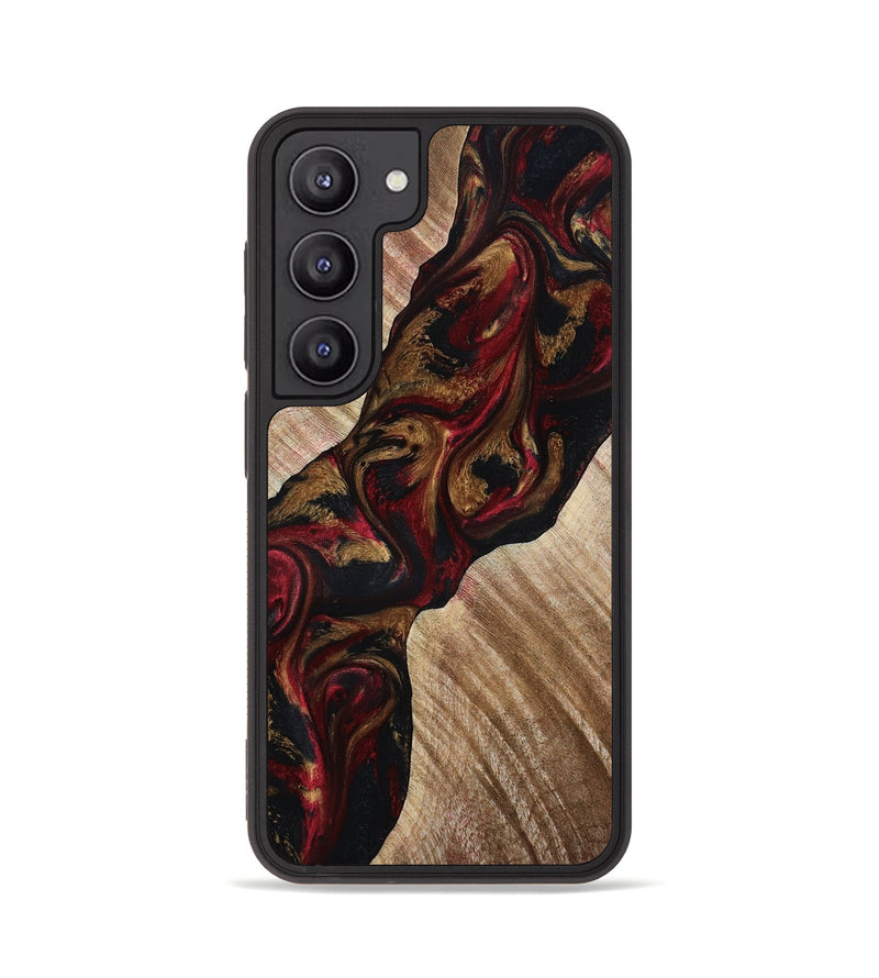Galaxy S23 Wood Phone Case - Tylor (Red, 815302)
