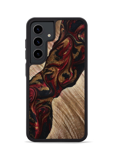 Galaxy S24 Wood Phone Case - Tylor (Red, 815302)