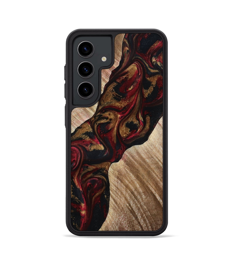 Galaxy S24 Wood Phone Case - Tylor (Red, 815302)
