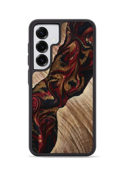 Galaxy S25 Wood Phone Case - Tylor (Red, 815302)