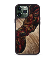 iPhone 13 Pro Max Wood Phone Case - Tylor (Red, 815302)