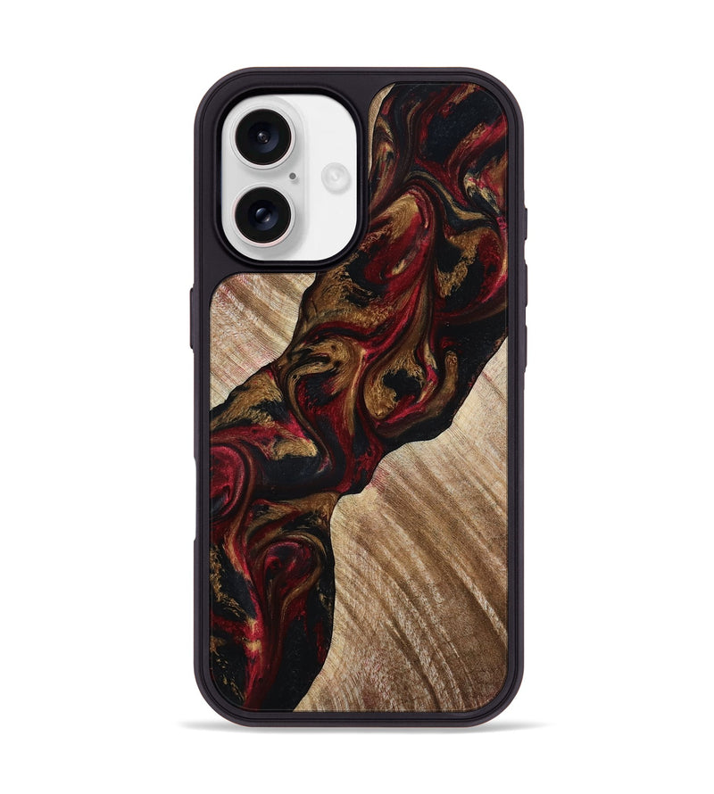 iPhone 17 Wood Phone Case - Tylor (Red, 815302)
