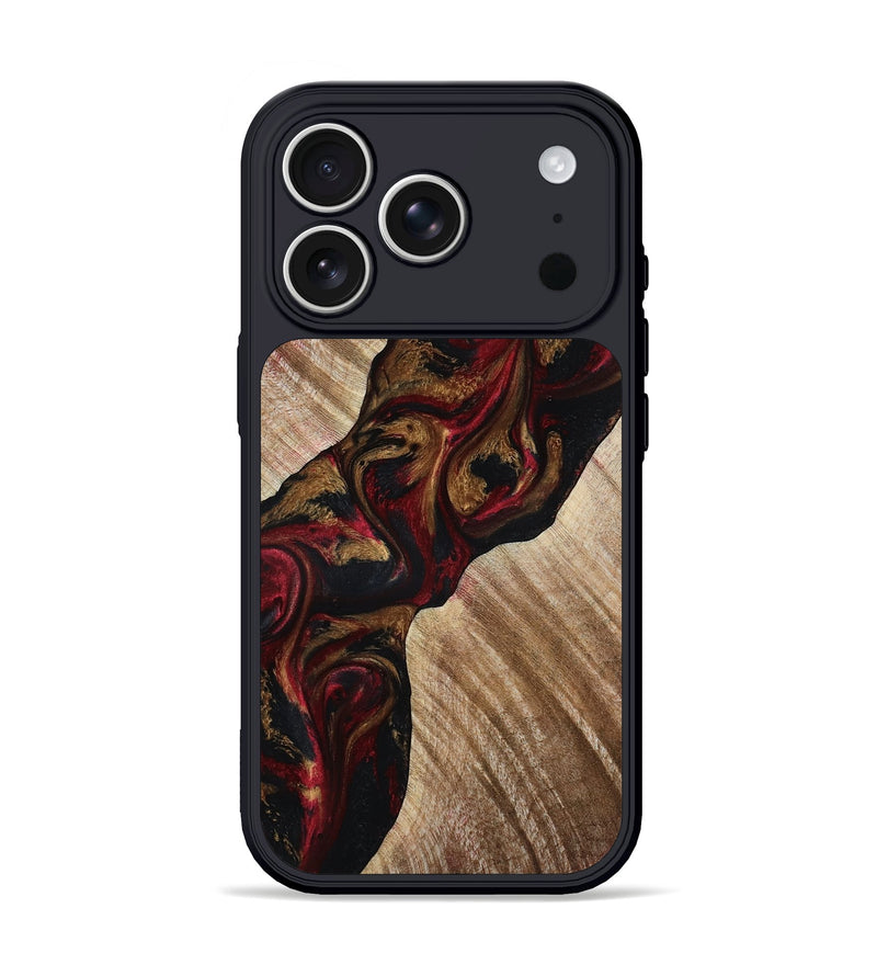 iPhone 17 Pro Wood Phone Case - Tylor (Red, 815302)