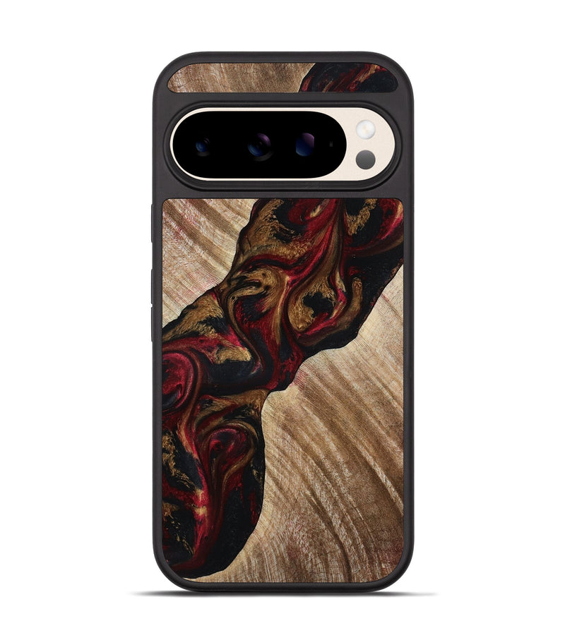 Pixel 10 Pro Wood Phone Case - Tylor (Red, 815302)