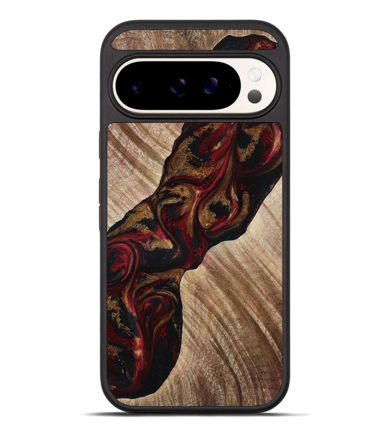 Pixel 10 Pro XL Wood Phone Case - Tylor (Red, 815302)