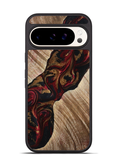 Pixel 9 Wood Phone Case - Tylor (Red, 815302)