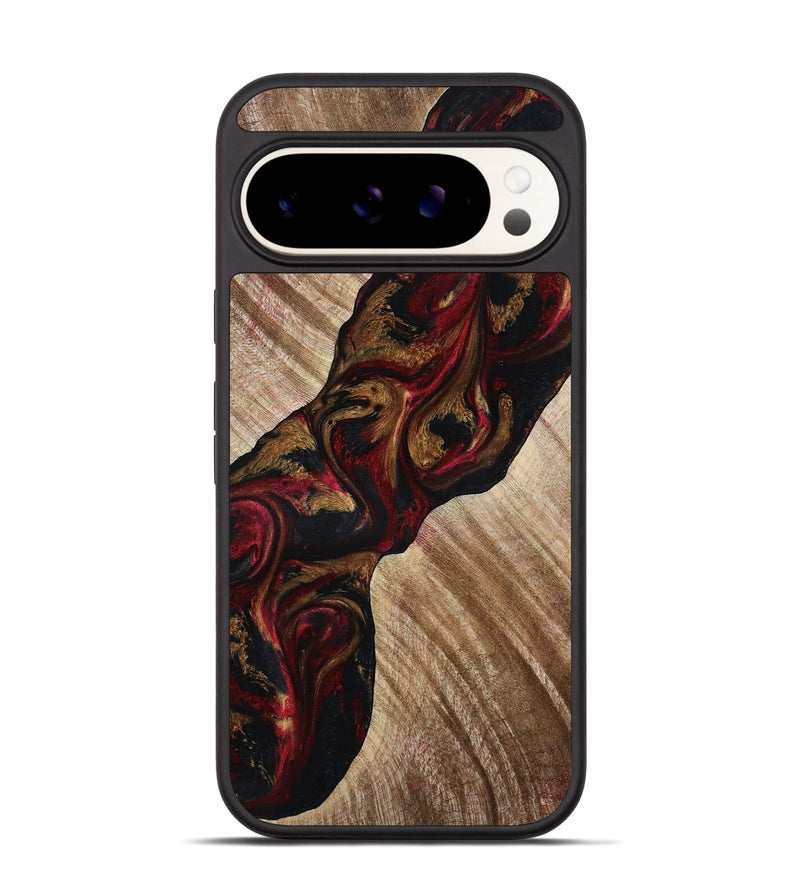 Pixel 9 Pro Wood Phone Case - Tylor (Red, 815302)