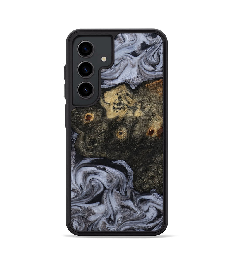 Galaxy S24 Wood Phone Case - Elaina (Black & White, 815305)
