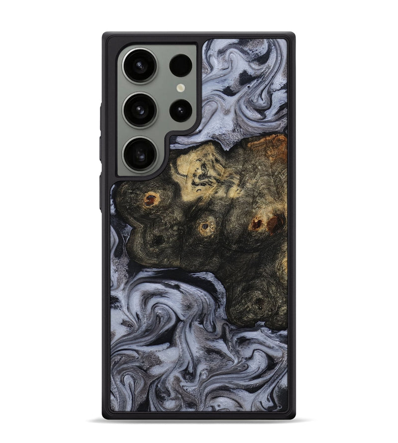 Galaxy S24 Ultra Wood Phone Case - Elaina (Black & White, 815305)