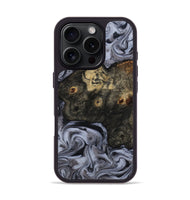iPhone 16 Pro Wood Phone Case - Elaina (Black & White, 815305)