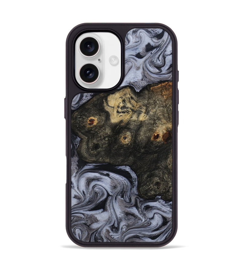 iPhone 17 Wood Phone Case - Elaina (Black & White, 815305)