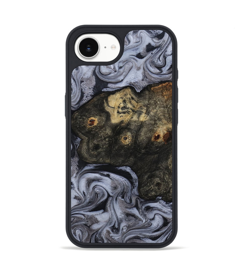 iPhone 17e Wood Phone Case - Elaina (Black & White, 815305)