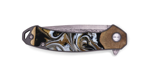 EDC Wood Pocket Knife - Anjali (Black & White, 815308)