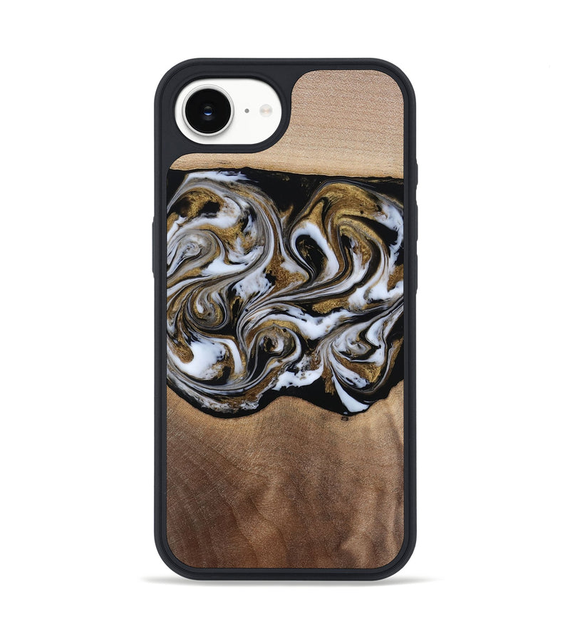 iPhone 17e Wood Phone Case - Anjali (Black & White, 815308)
