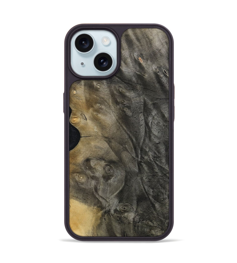 iPhone 15 Wood Phone Case - Malaya (Wood Burl, 815321)