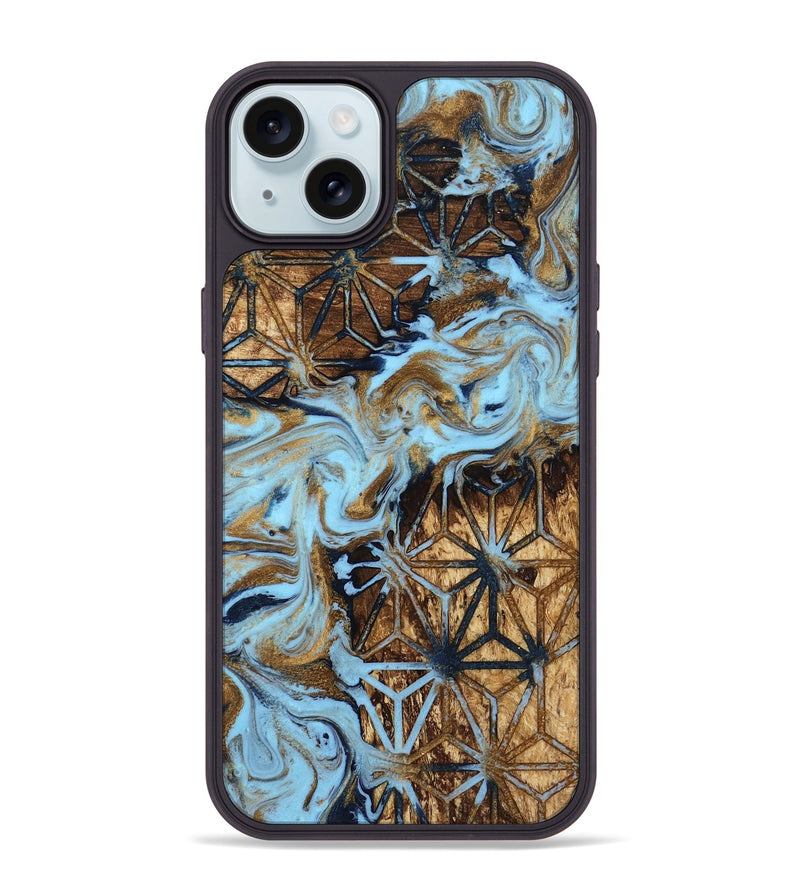 iPhone 15 Plus Wood Phone Case - Gideon (Pattern, 815331)